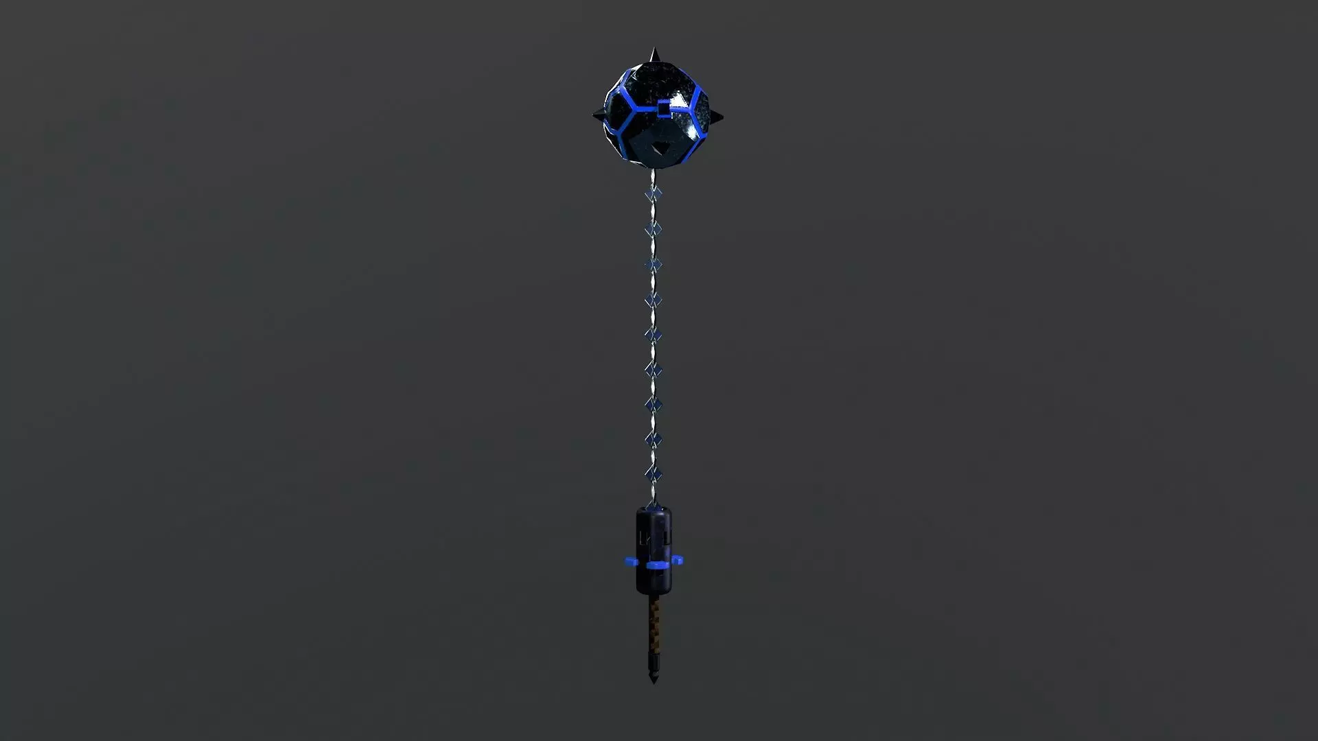 Crystal Sphere Low-poly 3D model_4