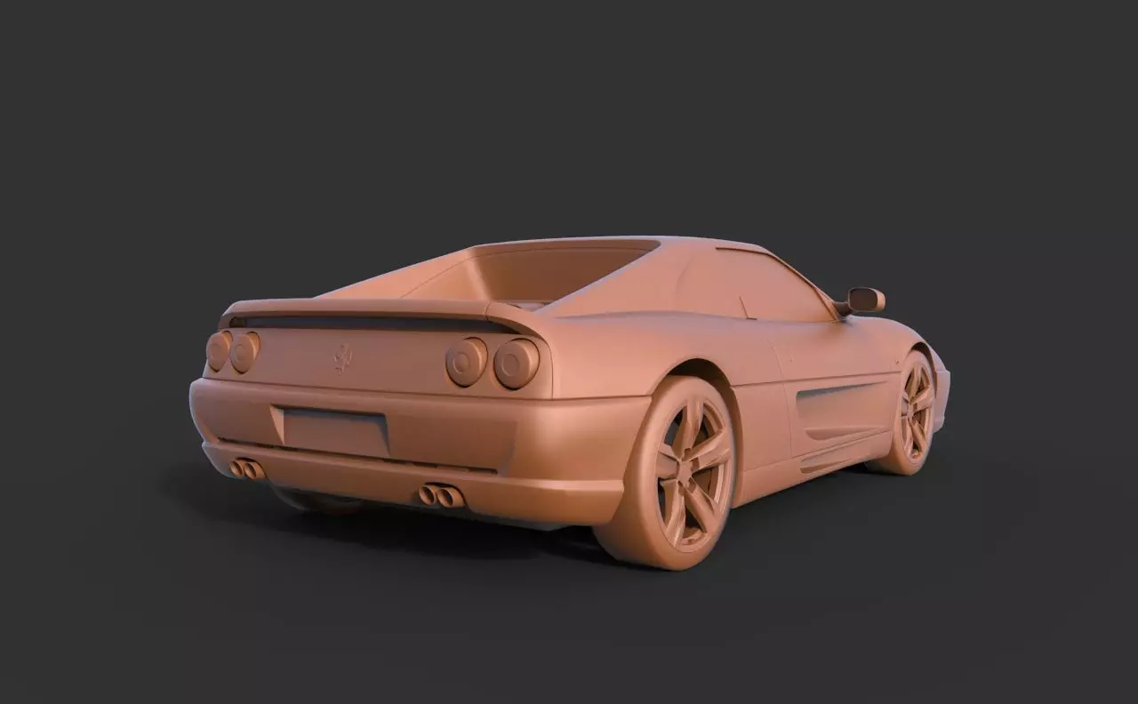 Ferrari F355 3D print model_4