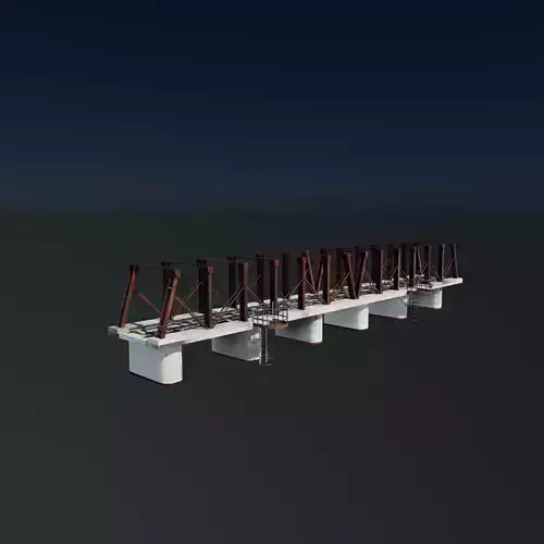 Modular railway bridge