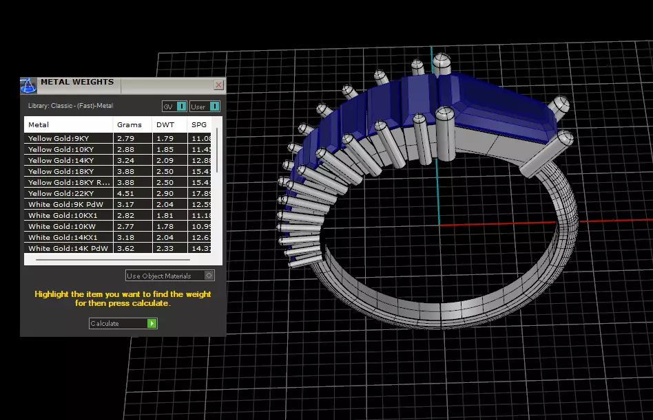 Baguette Ring 3D print model_8