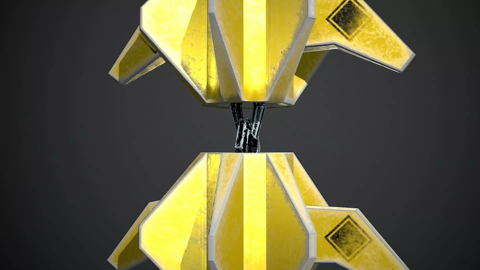 Fishbone Low-poly 3D model_4