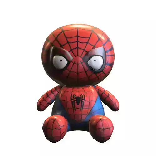 Cartoon spiderman doll 