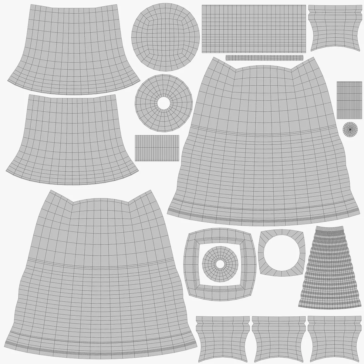 Tibetan Buddhist Stupa - Chorten Ritual Monument Low-poly 3D model_11