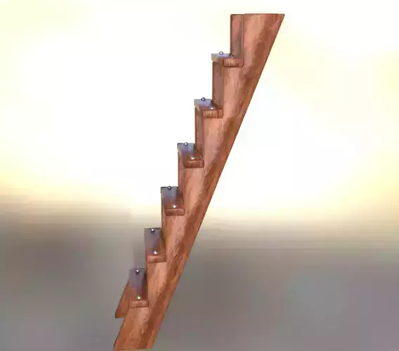 Wooden Stair Ladder