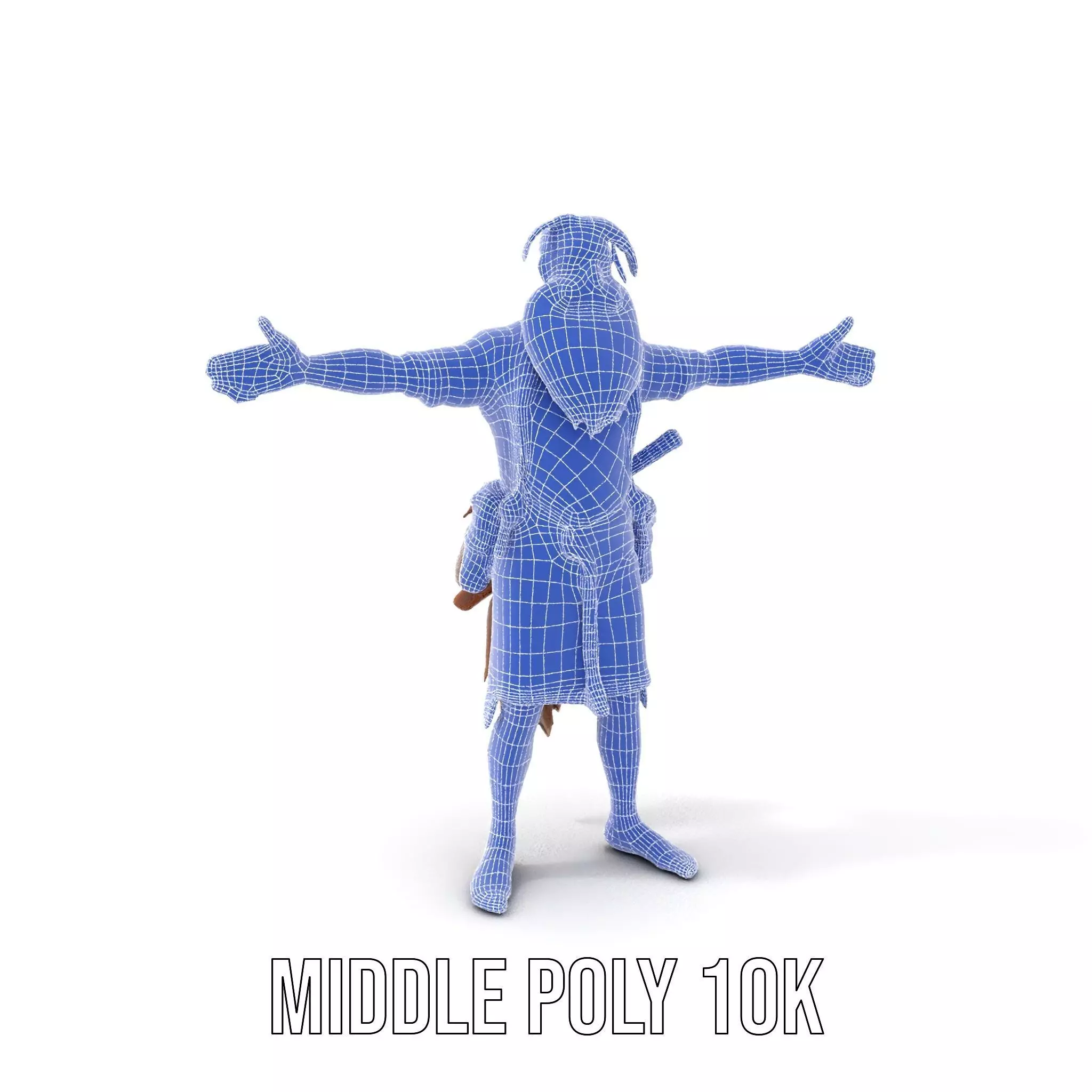 Fantasy Dwarf Character Model Pack with Detailed Accessories Low-poly 3D model_30