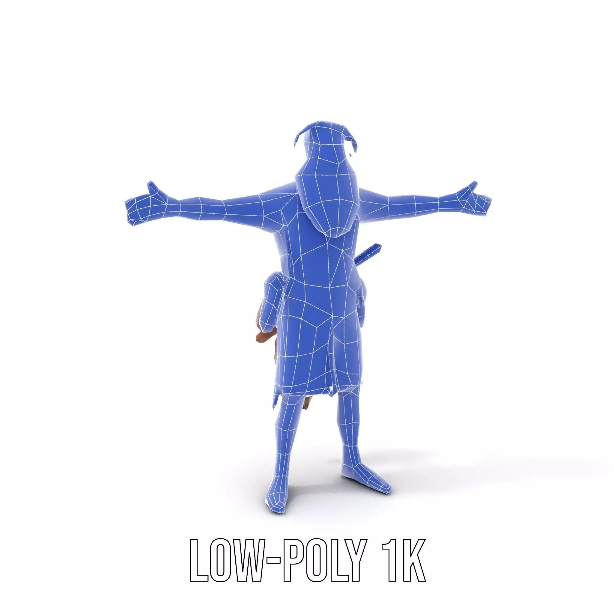 Fantasy Dwarf Character Model Pack with Detailed Accessories Low-poly 3D model_25