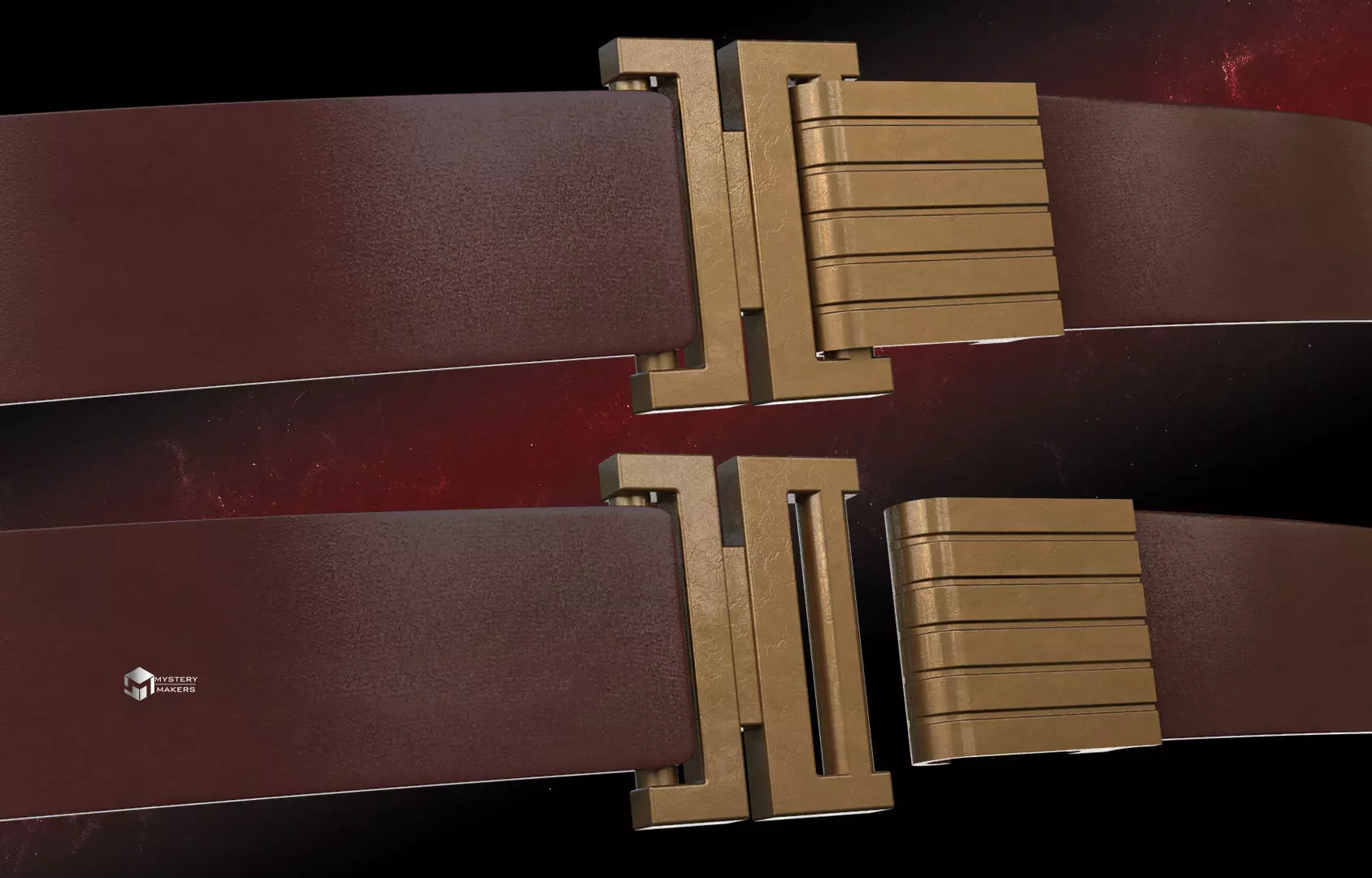 Belt buckle Kay Vess 3D print model_0