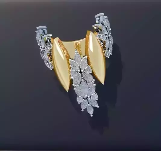 Handmade 2-Piece Ring 3D print model