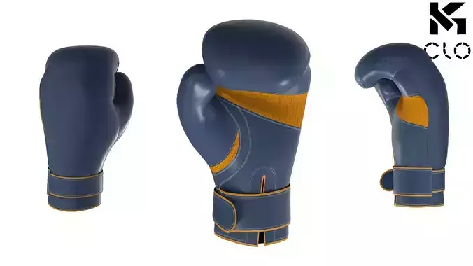 Realistic Boxing Gloves Model Sports Gear Clo3D Marvelous