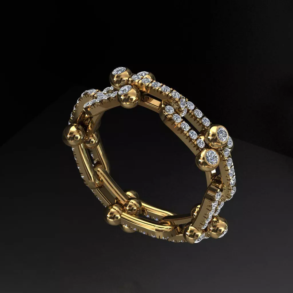 Tiffany Hardwear Ring 3D print model