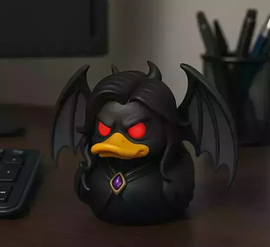 Rubber Duck - Maleficent statue - 3d print