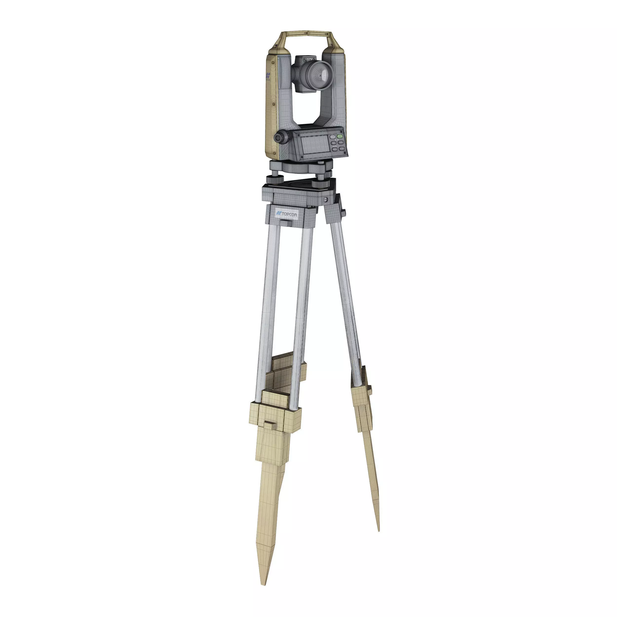 Theodolite 3D model_4
