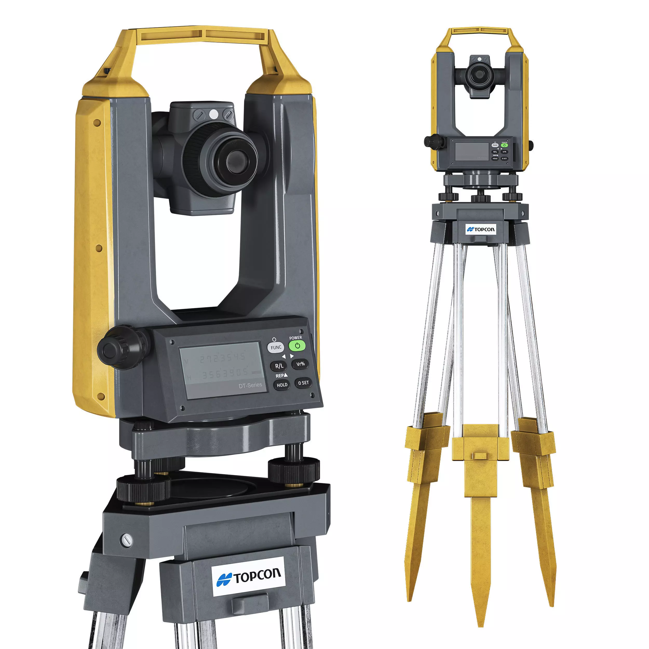 Theodolite 3D model_0