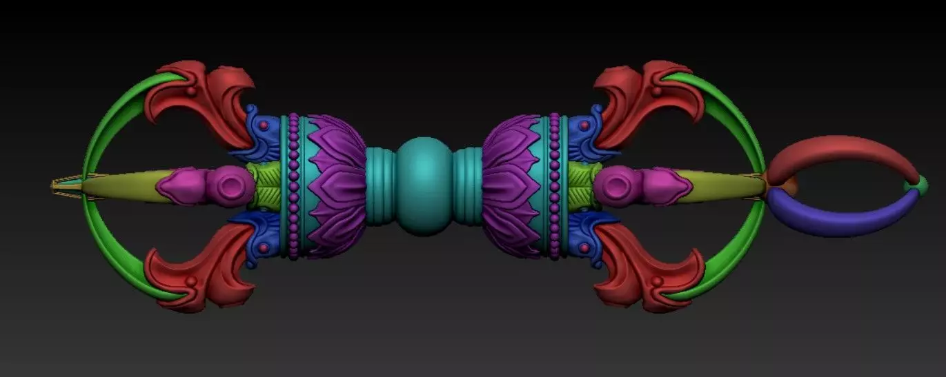 Vajra 3D print model_5