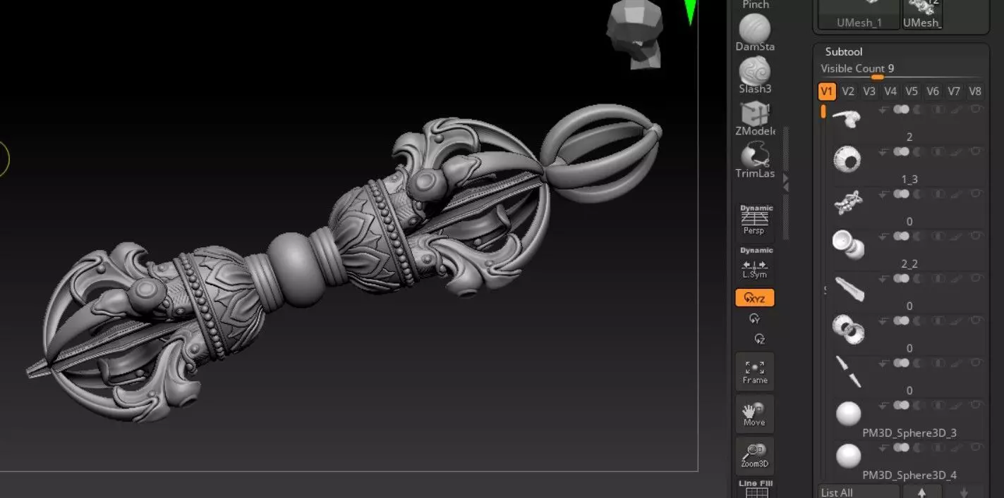 Vajra 3D print model_6