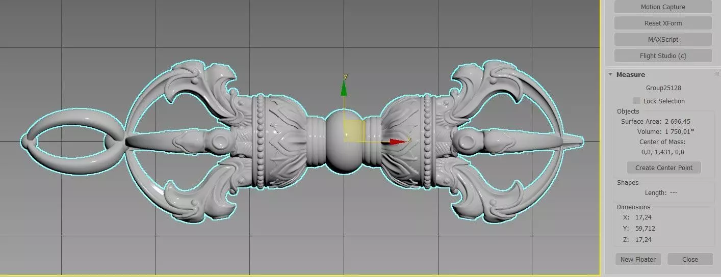 Vajra 3D print model_7