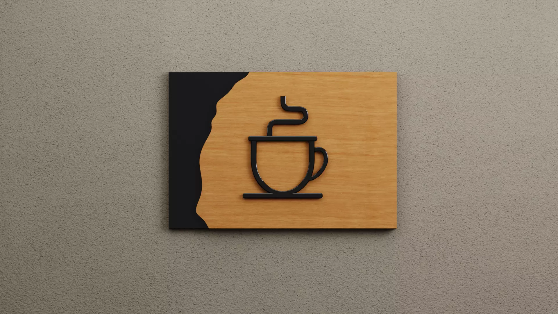 Sign Board 3D model_1