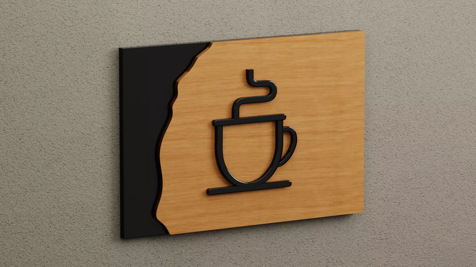 Sign Board 3D model_0