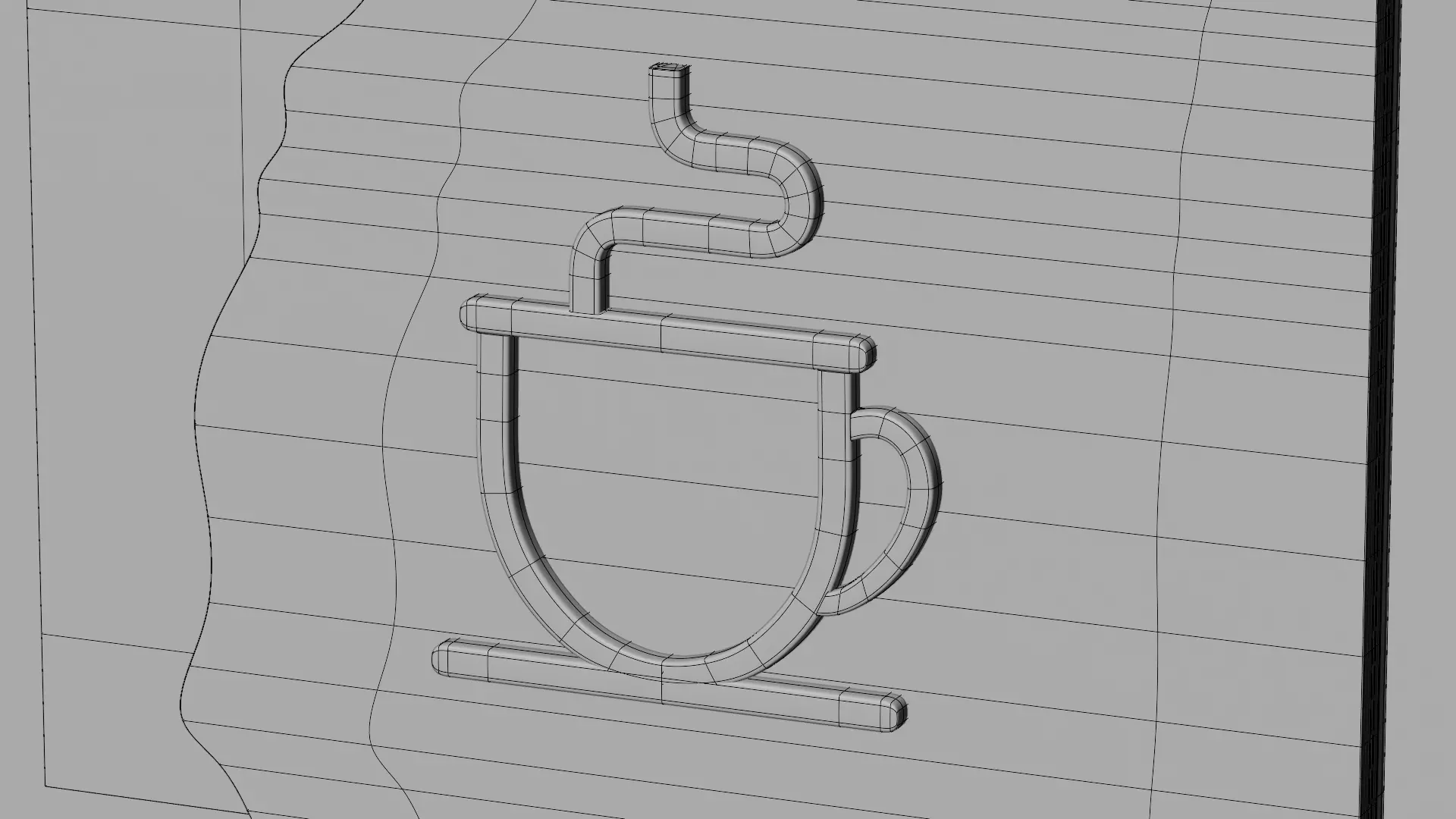 Sign Board 3D model_7