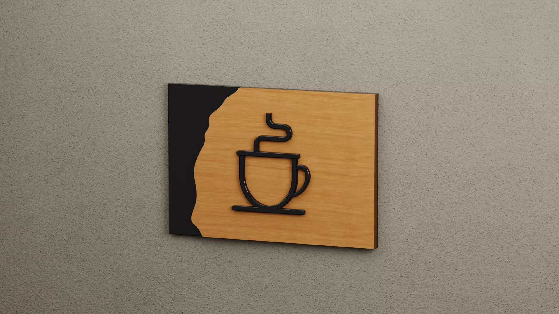 Sign Board 3D model_2
