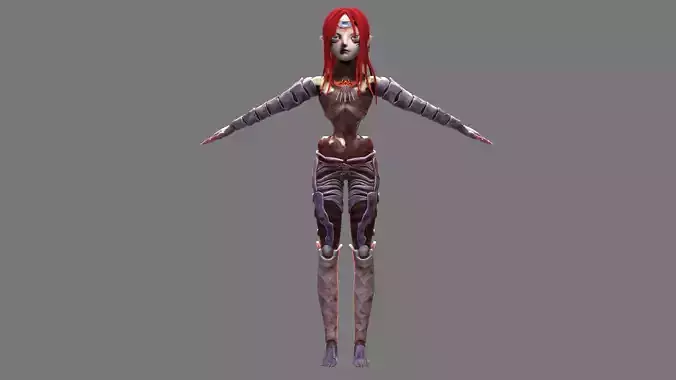 Centipede 3d Character