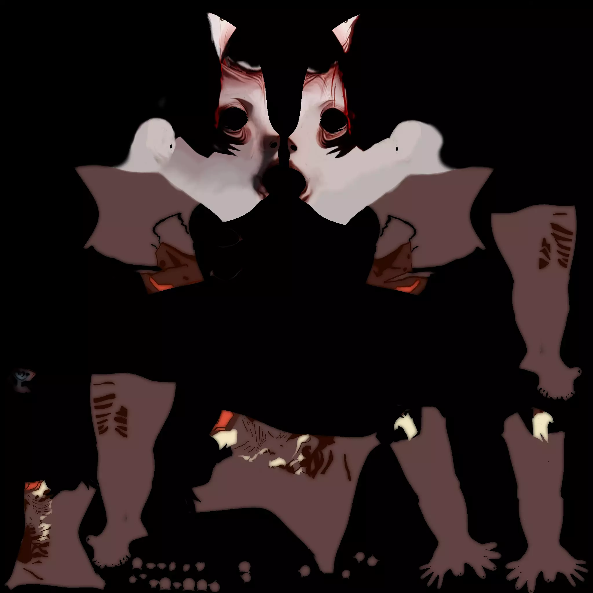 Centipede 3d Character Low-poly 3D model_12