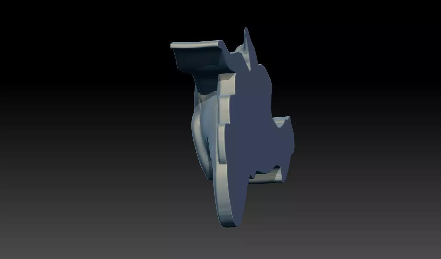 Dragon Face Relief 3D print model_2