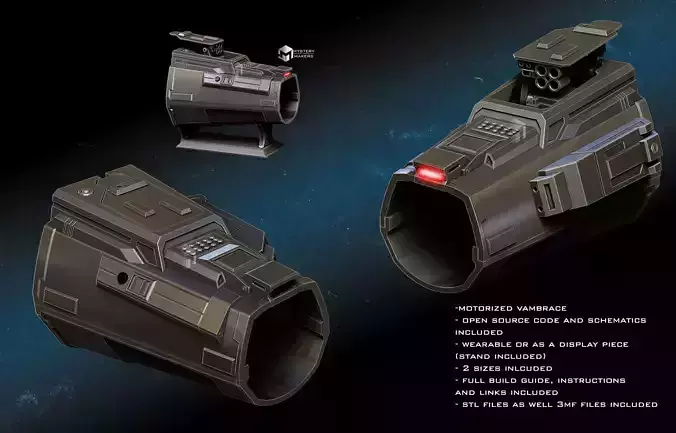 Motorized mandalorian left Vembrace by MysteryMakers