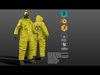 Bio Hazard Protective Suit Low-poly 3D model_1