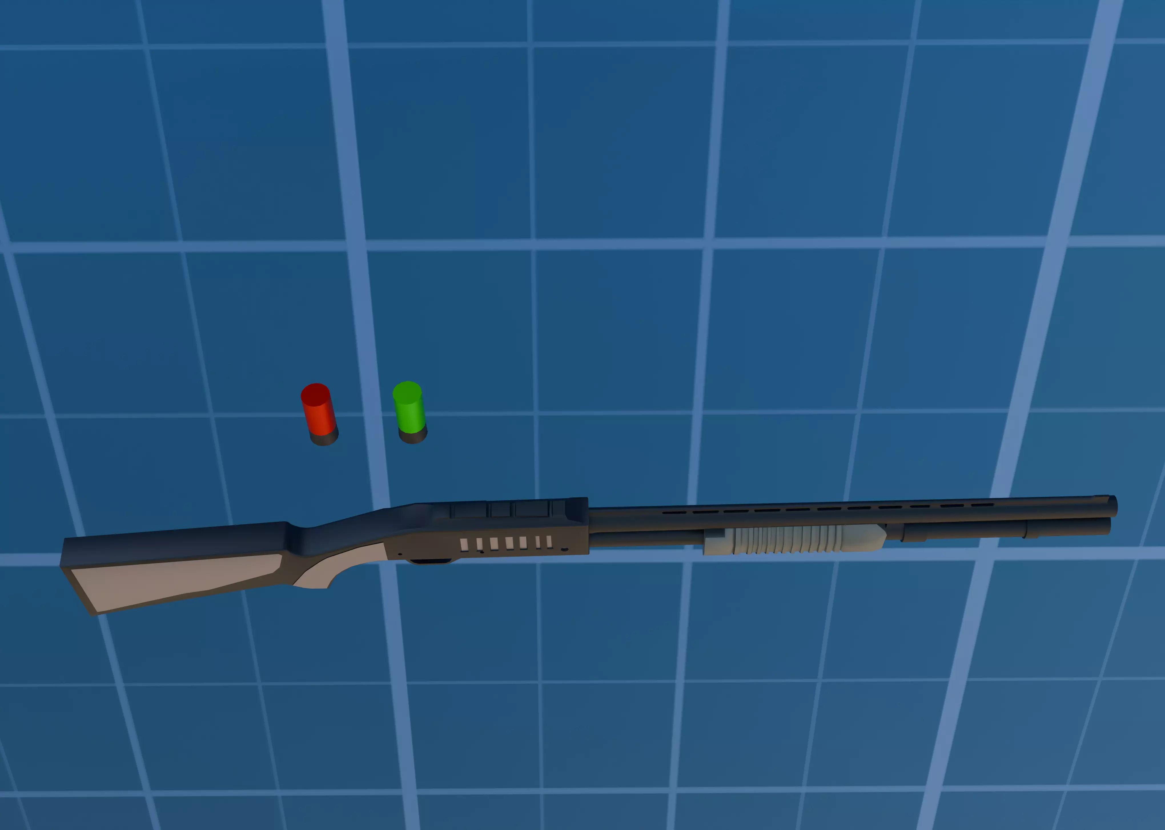LOW POLY  weapon Low-poly 3D model_5