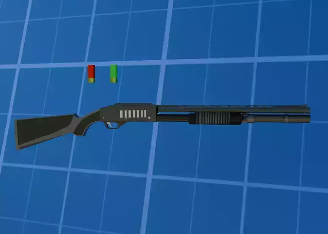 LOW POLY  weapon Low-poly 3D model