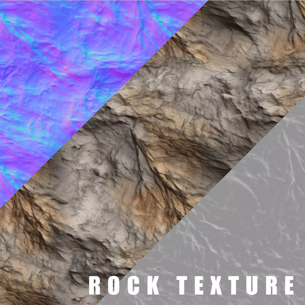 Stylized Mountain Road Landscape Alpine Trail 3D model_10