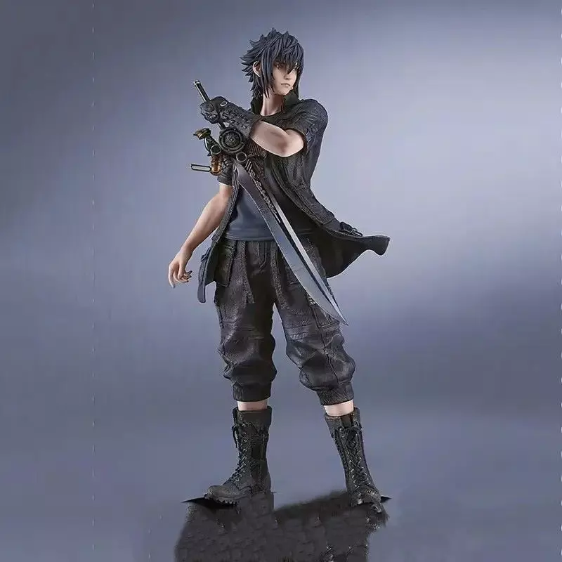 Anime Character with Dual Swords - Dynamic Action Pose 3D model_0