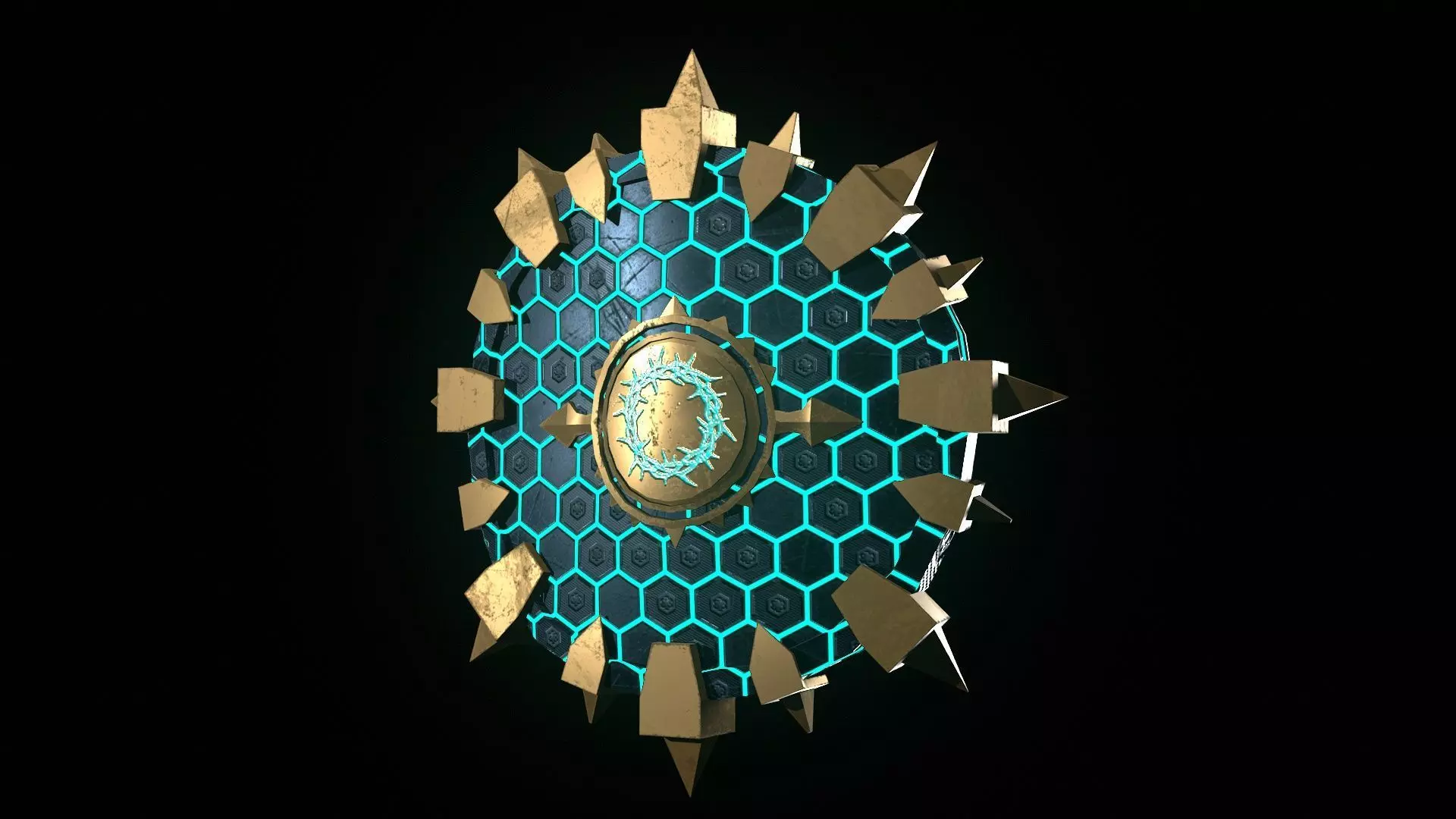 Thorn Breaker Low-poly 3D model_2