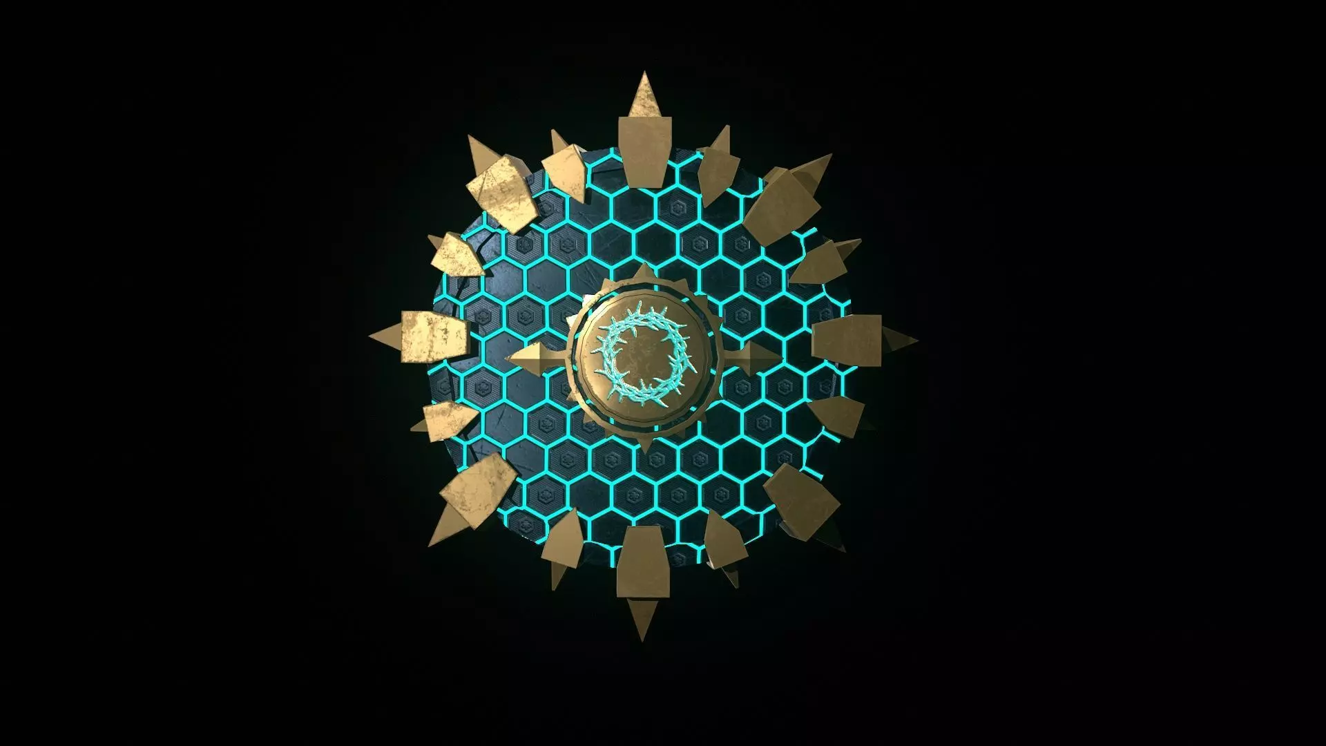 Thorn Breaker Low-poly 3D model_0