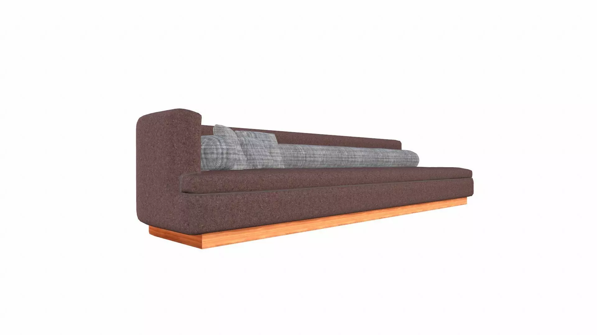 Leather Sofa PBR Textured Low-poly 3D model_4