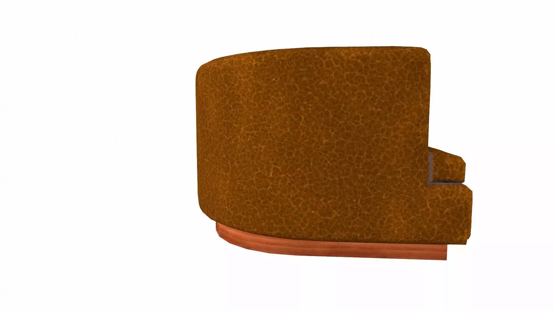 Leather Sofa PBR Textured Low-poly 3D model_4