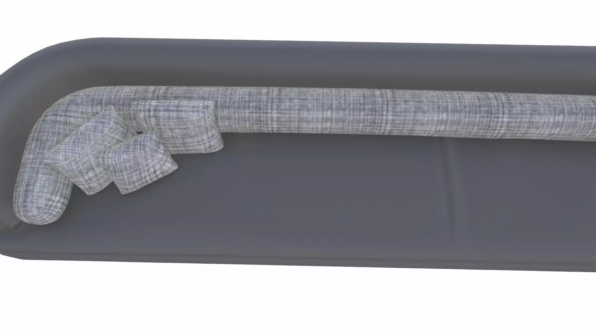 Leather Sofa PBR Textured Low-poly 3D model_6