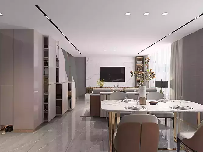 living room 3D model
