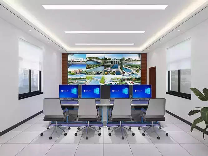 control room 3D model