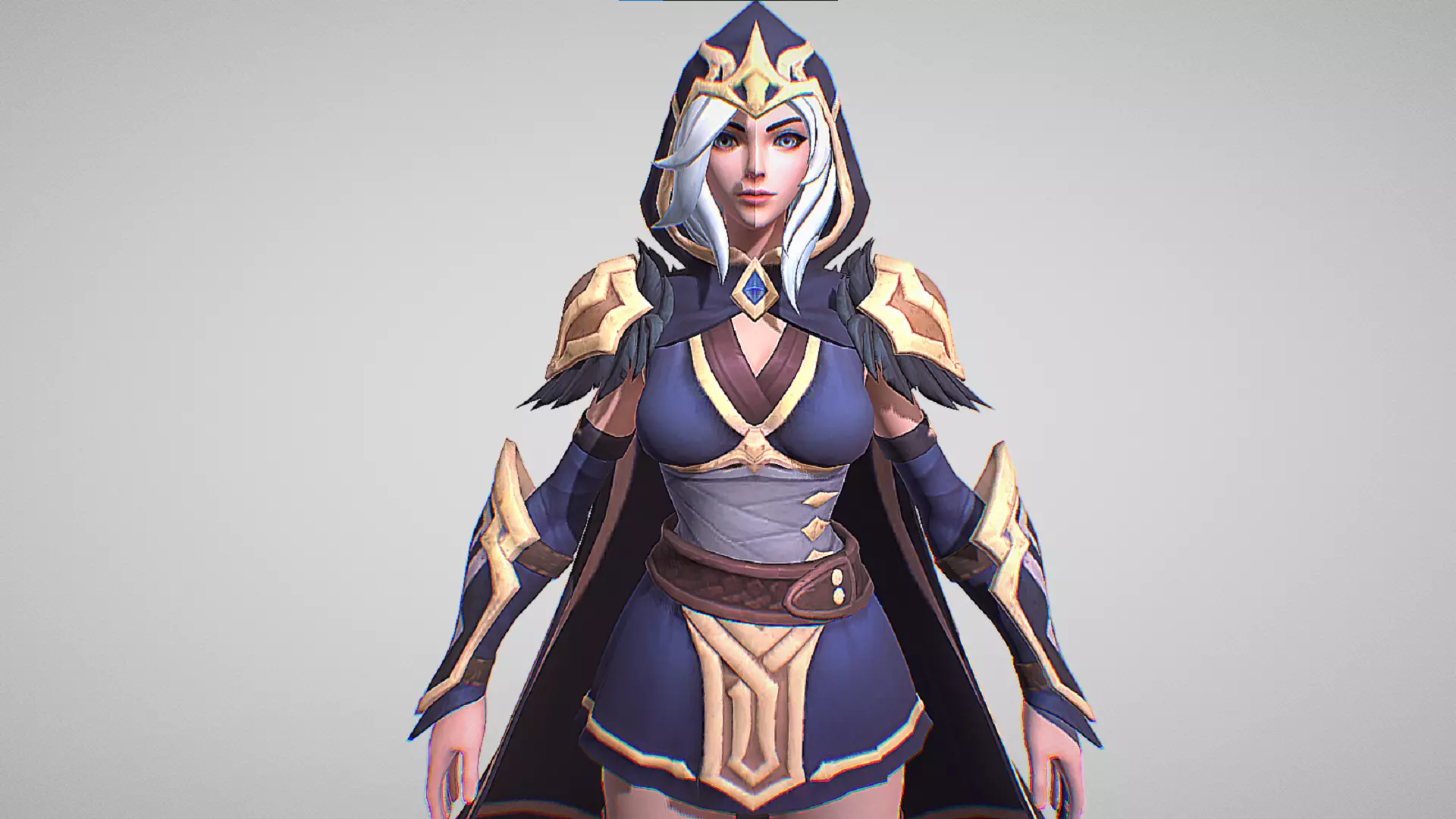 Ashe - Wild Rift Skin - Champions - League Of Legends Low-poly 3D model