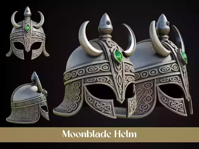 Stylized Persian Helmet - Moonblade