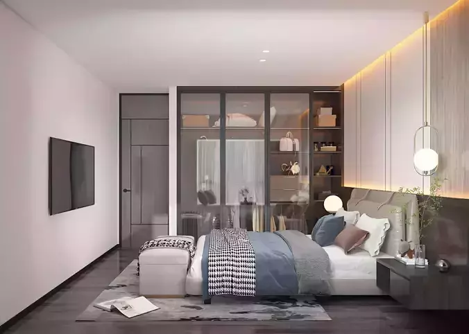 Modern bedroom