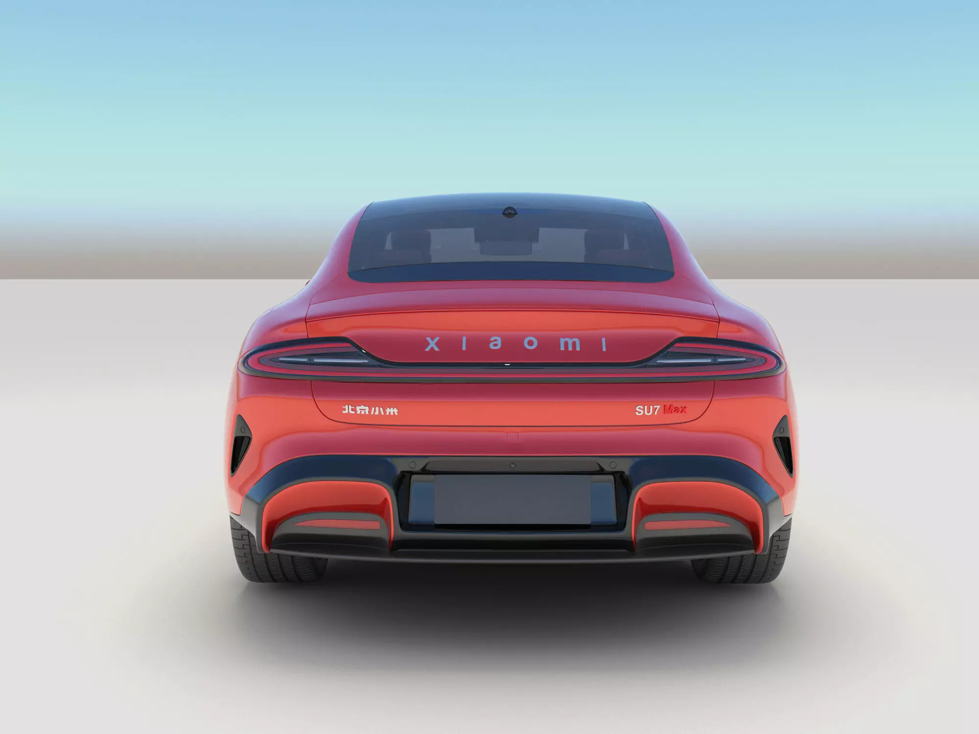 xiaomi su7 with interior 3D model_5