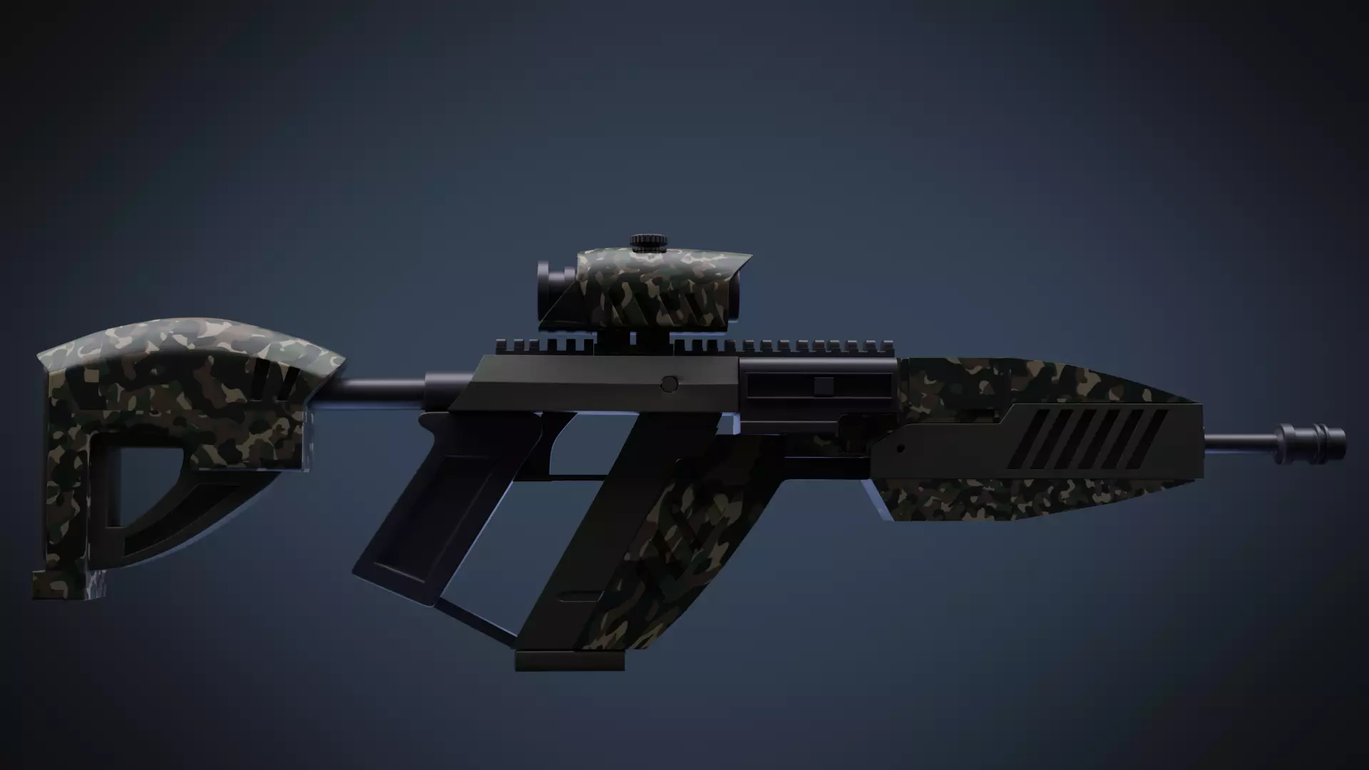 XR 15 ASSAULT RIFLE 3D model
