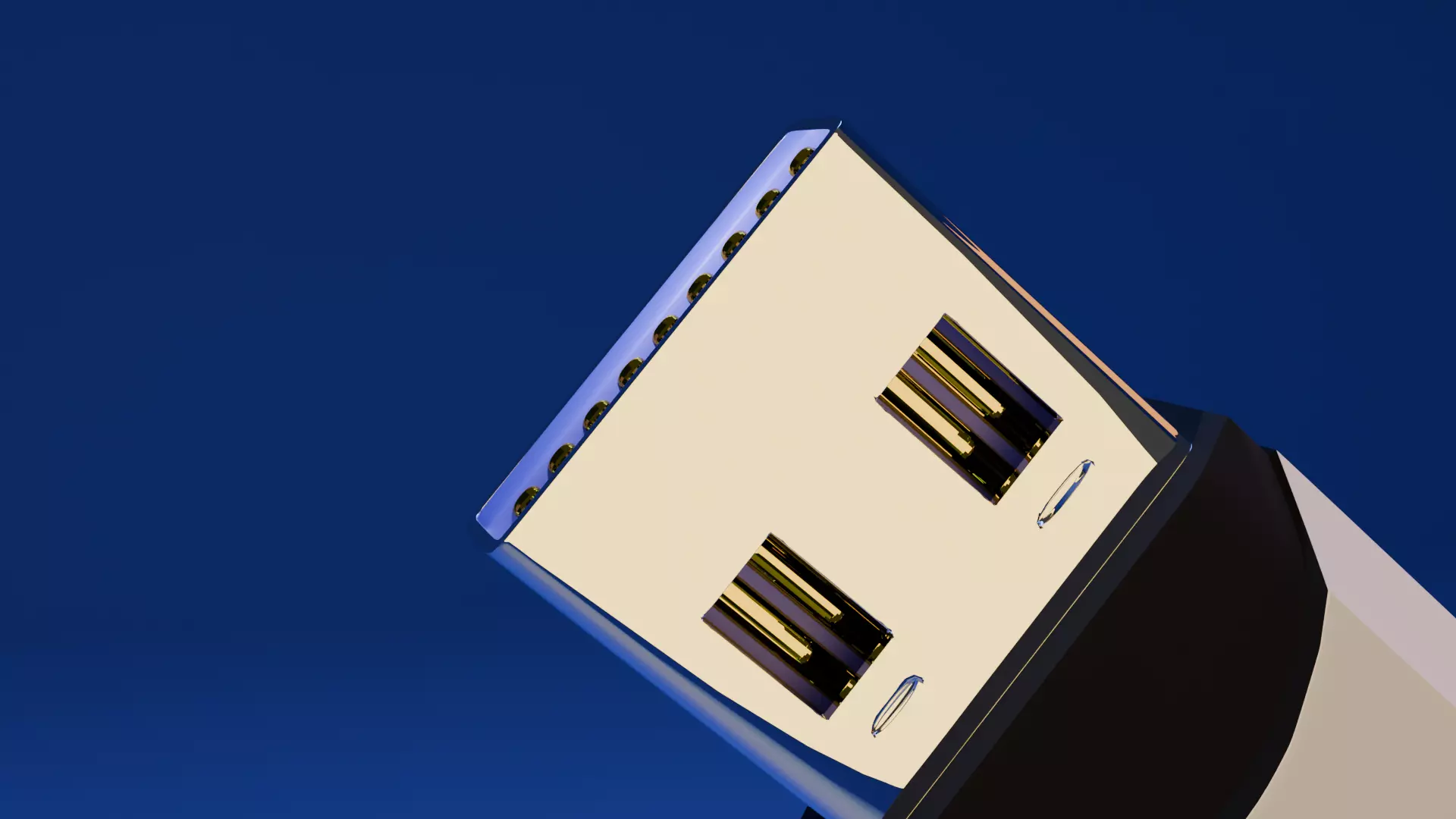 USB Flash Drive 3D Model Free 3D model