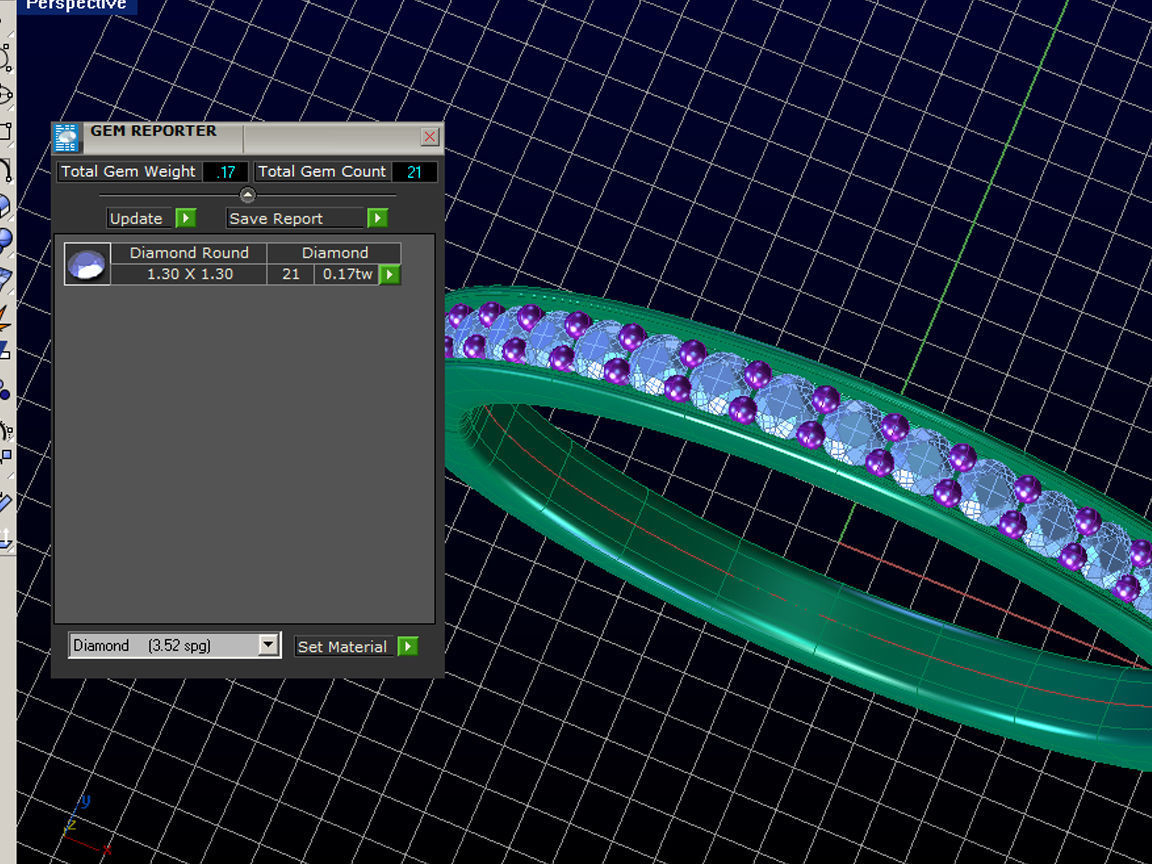 ZLDA01 diamond eternity band gold 3D print model_3