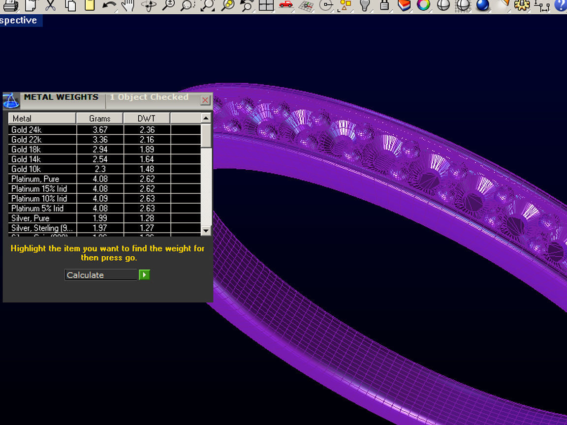 ZLDA01 diamond eternity band gold 3D print model_4