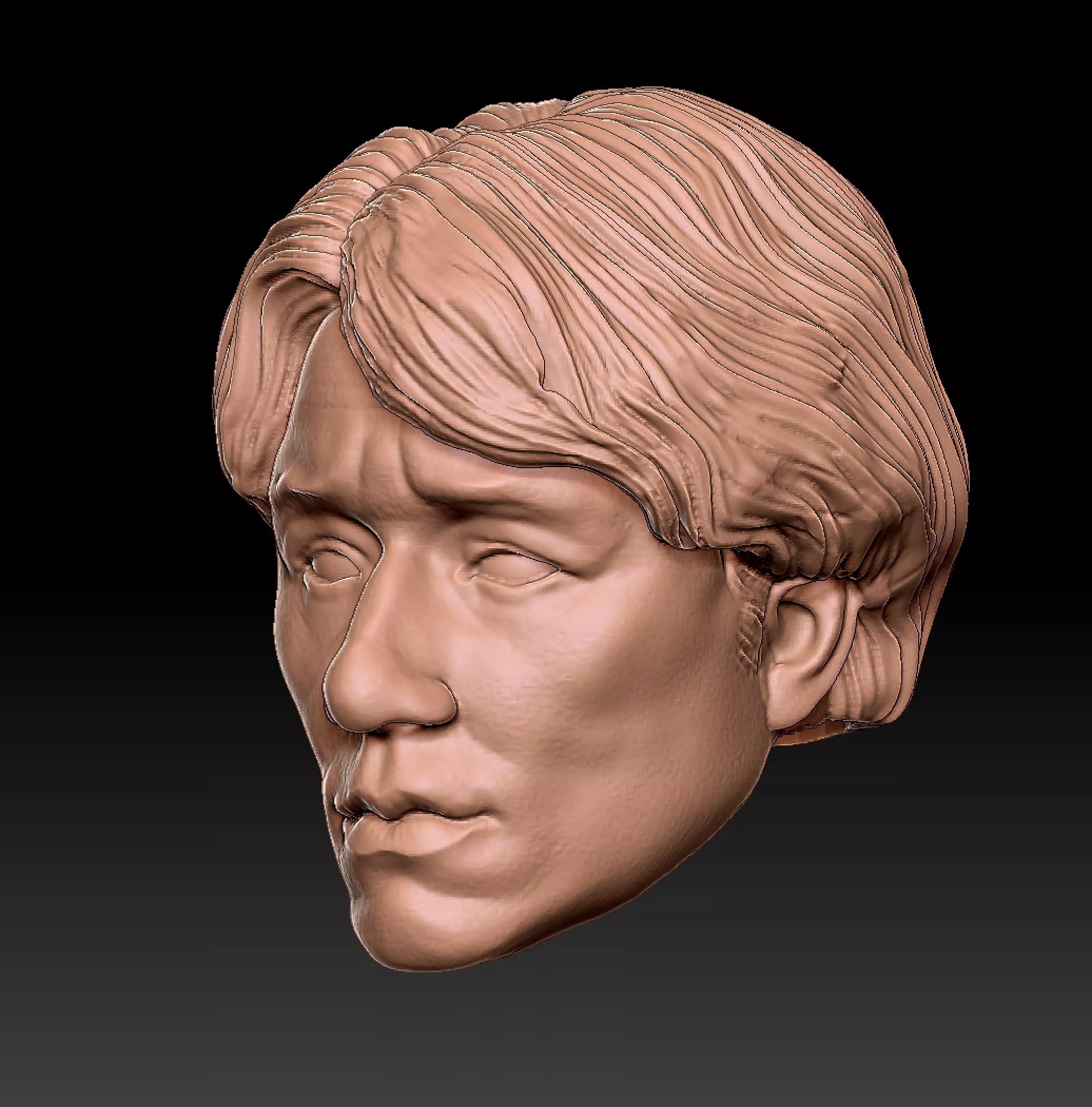 Jackie Chan 3D print model_1