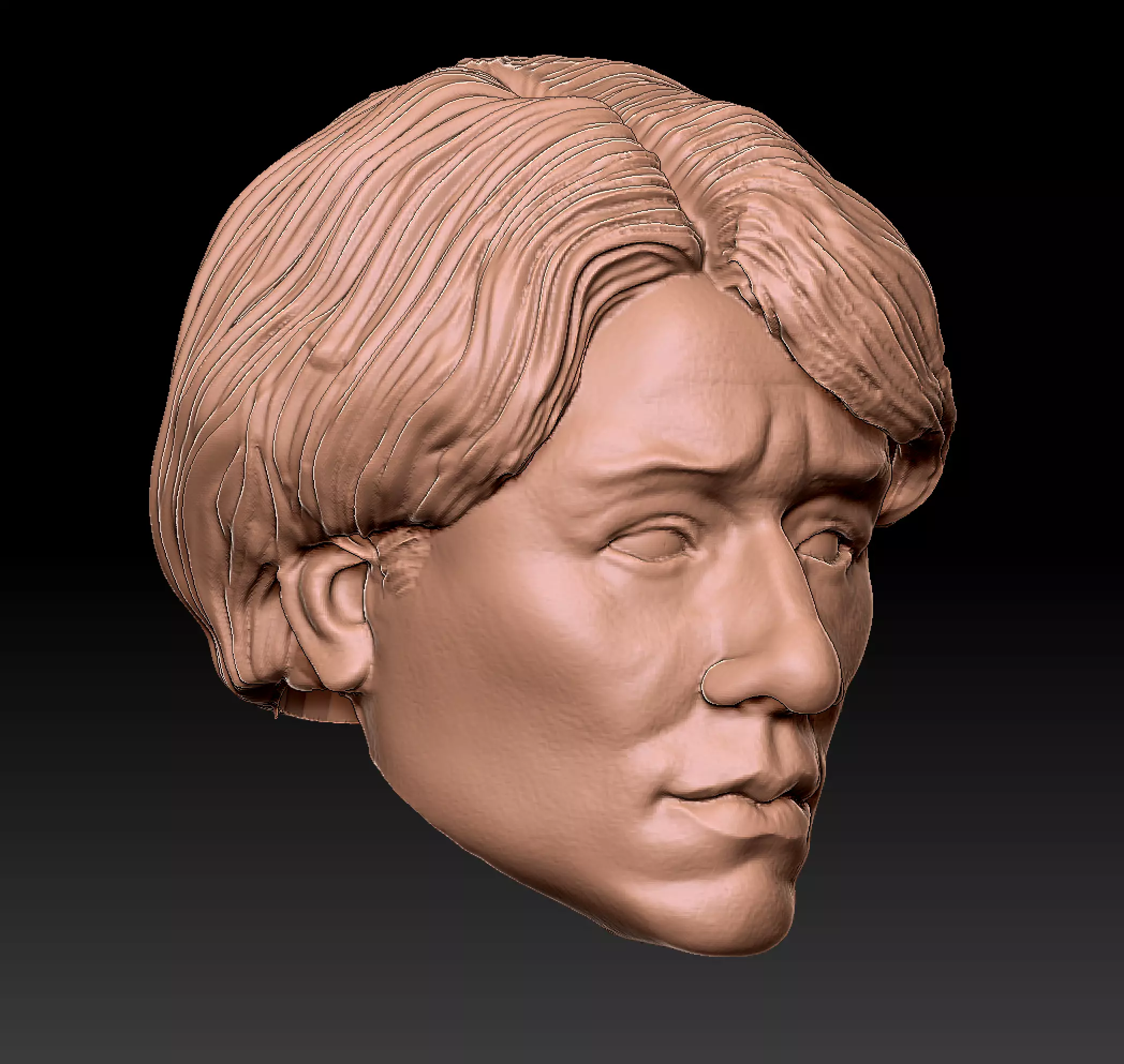 Jackie Chan 3D print model_2